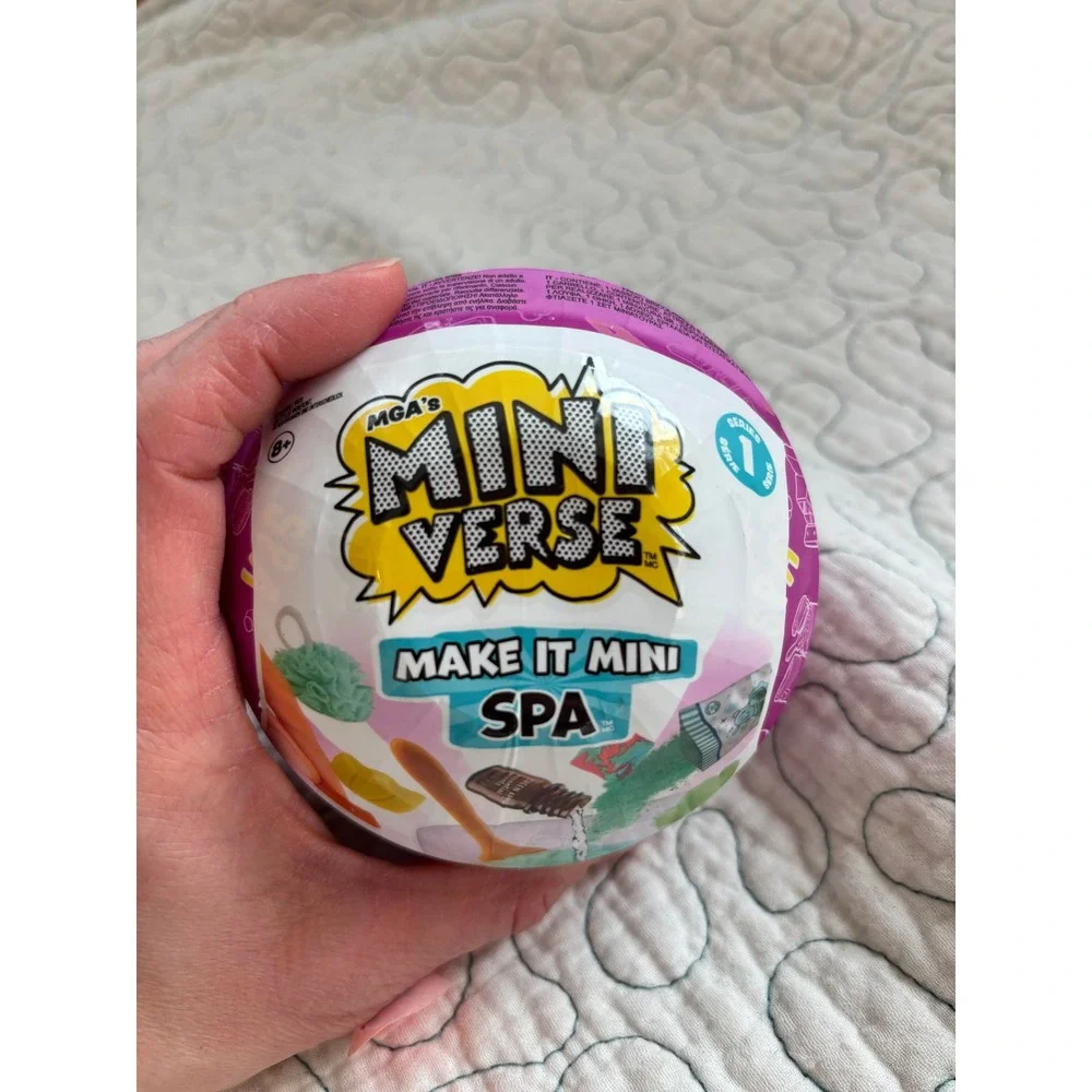 MGA Miniverse Make It Mini Spa Series 1 Lot of 2 Mystery Sealed‎ Balls DIY Craft